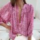 Hopeless Romantic Pink Ditsy Floral Blouse