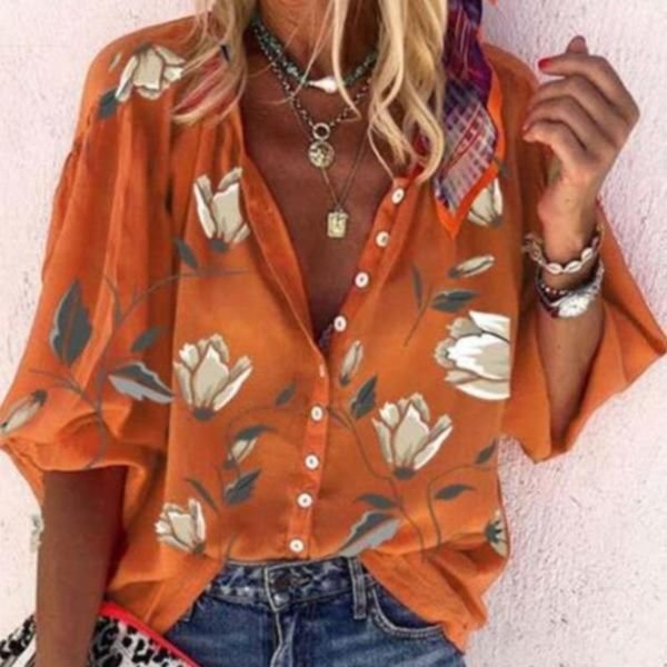 Indiana Flower Casual Blouse