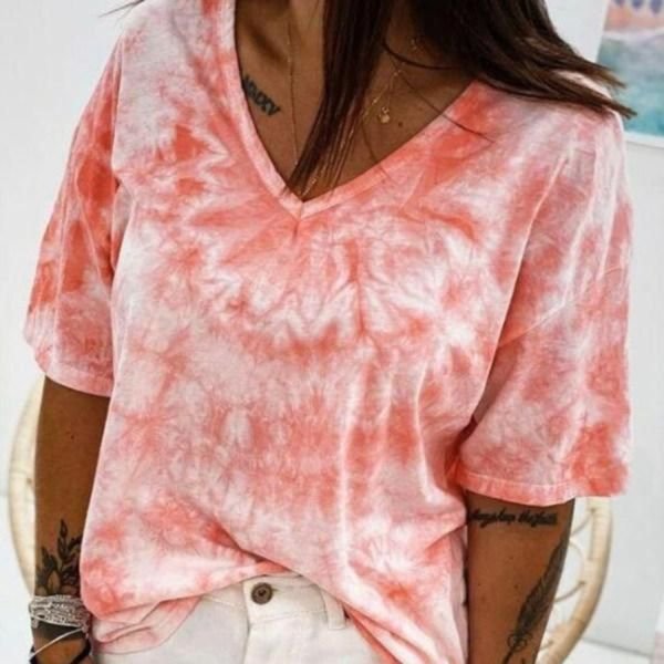 Sweet Print Short Sleeve Top