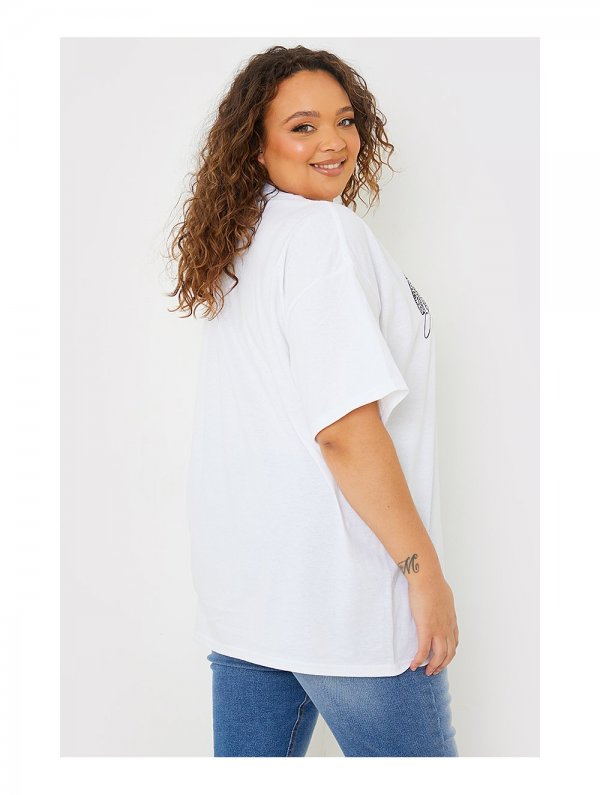 White Slogan T-shirt