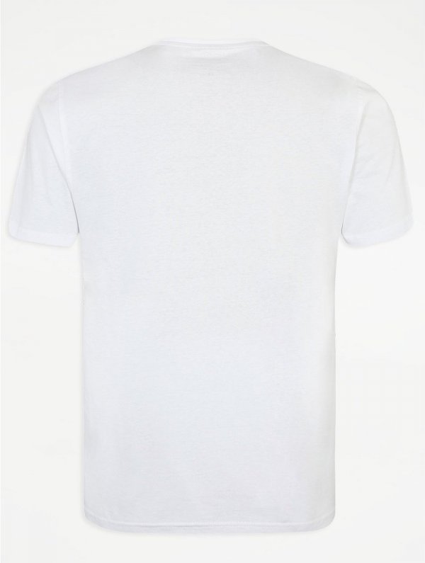 White V-Neck T-Shirt