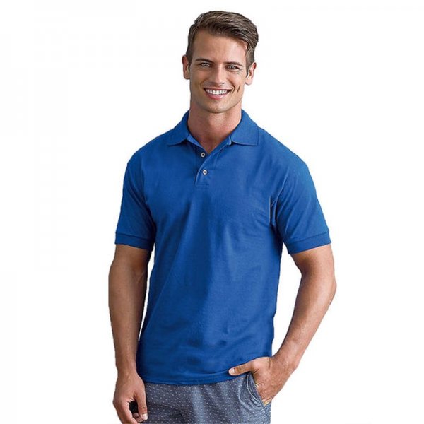 Cotton Jersey Knit Polo Shirt