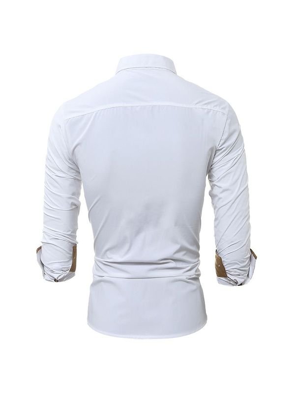 Men's Slim Fit Long Sleeve Shirt