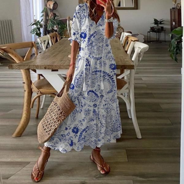 Printed Maxi Dress